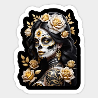 Catrina de Oro- Golden Catrina Sticker